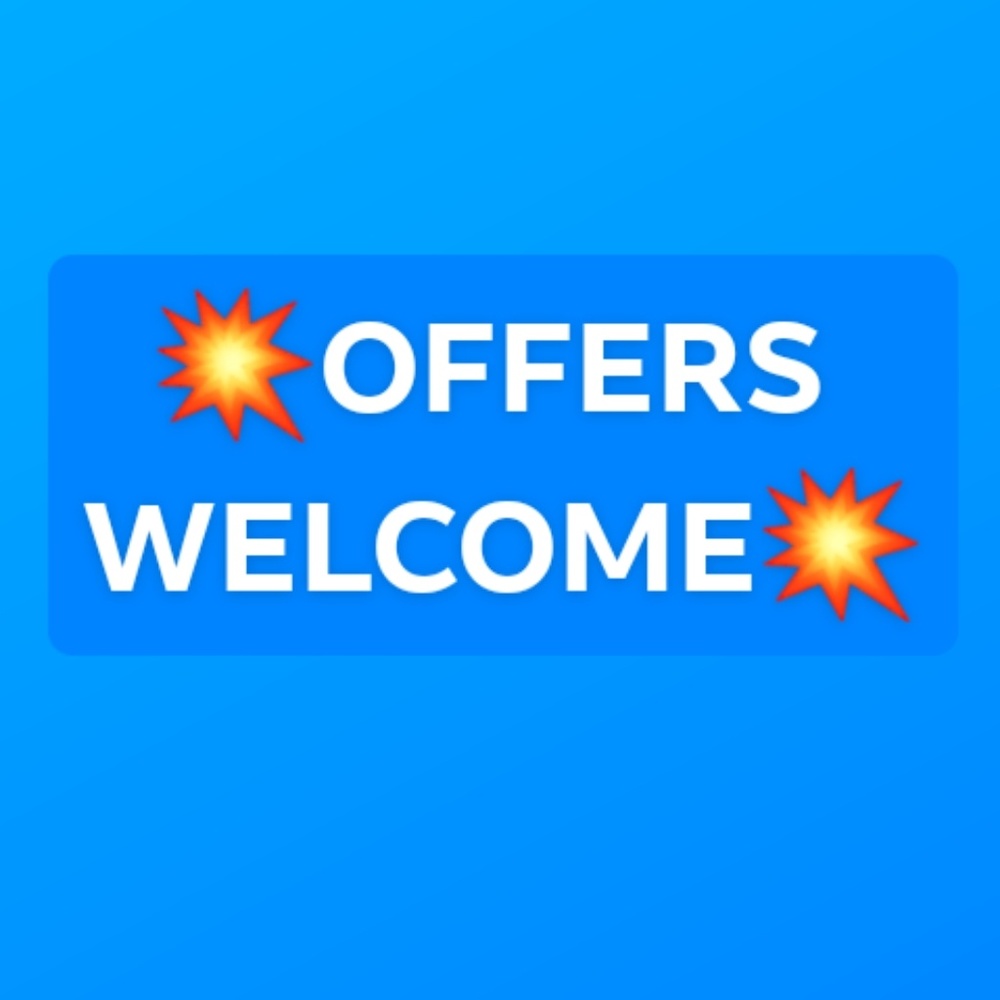 🔥OFFERS WELCOME 🔥
